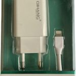 QIHANG Φορτιστής με Θύρα USB-A και Καλώδιο Lightning 12W Λευκός (Z58)