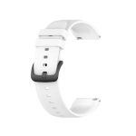 Για Xiaomi Watch S1 Προεξέχουσα κεφαλή γυαλιστερή ζώνη ρολογιού σιλικόνης 22 mm (Λευκό)