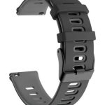 Dual-color λουράκι σιλικόνης για το Samsung Galaxy Watch 4 (40mm)/(44mm) / Samsung Galaxy Watch 4 classic (42mm) /(46mm)- Black/Grey