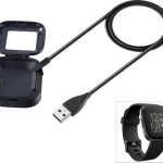Για Fitbit Versa 2 Smart Watch USB καλώδιο φόρτισης, Μήκος: 90 cm