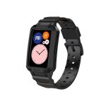 2020 Λουράκι Σιλικόνης Μαύρο (Huawei Watch Fit)
