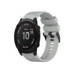 Horizontal Texture Λουράκι Σιλικόνης Γκρι (Fenix 6X / 6X Pro / 7X)