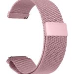 Λουράκι Stainless Steel Milanese for Xiaomi Amazfit GTR 47mm/ Amazfit Pace/ Haylou Solar LS05 Rose Gold