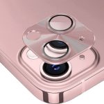 Για iPhone 14 / 14 Plus ENKAY από κράμα αλουμινίου σκληρυμένο γυαλί κάλυμμα μεμβράνης φακού (ροζ)