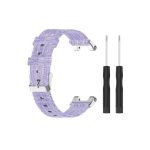 For Amazfit T-Rex Pro / Amazfit T-Rex Nylon Canvas Watch Band with Dismantling Tools, One Size  (Purple)
