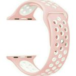 Tactical Λουράκι Σιλικόνης Pink/White (Apple Watch 38/40/41mm)