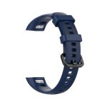 Silicone Watch Band for Huawei Honor Band 4 & 5(Navy Blue)