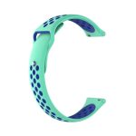 Για Huami Amazfit Youth Edition Διχρωμία Silicone Watch Band (Duck Blue)