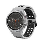 Αναπνεύσιμο λουράκι ρολογιών σιλικόνης δύο χρωμάτωνΓια Samsung Galaxy Watch 5 40mm/ Για Watch 5 44mm/ Για Watch 5 Pro 45mm/ Για Watch 4 40mm/ Για Watch 4 44mm/ Για  Watch 4 Classic 46mm/ Για Watch 4 Classic 42mm/ Για  Watch Active 2 20mm (White+Black)