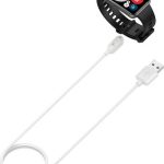 Για μαγνητικό καλώδιο φόρτισης Huawei Watch Fit Huawei Watch Fit 2 / Fit 3 Smart Watch, Μήκος: 1 m (Λευκό)