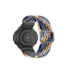 For Amazfit T-Rex / T-Rex Pro / Ares Adjustable Buckle Braided Nylon Watch Band ( ΠΟΛΥΧΡΩΜΟ )