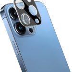 imak Integrated Rear Camera Lens Tempered Glass Film with Lens Cap Black Version For iPhone 13 Pro / 13 Pro