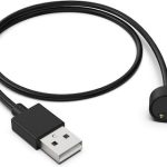 For Xiaomi Mi Band 5 / 6 / 7 Mijobs Watch Charging Cable, Length： 45cm(Black)