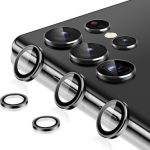 Samsung Galaxy S22 Ultra 5G ENKAY κράμα αλουμινίου + κάλυμμα φακού κάμερας από σκληρυμένο γυαλί (μαύρο)