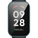 For Redmi Band 2 PC+ Tempered Film Integrated Watch Protective Case ( Green) - Image 4