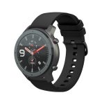 22mm Για Amazfit GTR 47mm 22mm μονόχρωμη ζώνη ρολογιού σιλικόνης (μαύρο)For Amazfit GTR 3   For Amazfit GTR 3 Pro   For Amazfit GTR 2e   For Amazfit GTR 2   For Amazfit 3   For Amazfit GTR 47mm   For Amazfit Pace   For Amazfit Stratos   For Amazfit 2 Stra