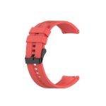 Για Huawei Watch GT 2 Ζάντα ρολογιού σιλικόνης 46 mm με μαύρη πόρπη (κόκκινο) Συμβατά  για Huawei Watch GT2 Pro, Watch GT 2e, Watch GT (42mm, 46mm), Watch GT2 46MM, Honor Watch GS Pro, Honor Magic Watch 2 46mm, Honor Magic Watch 1ης γενιάς Honor Watch Dre