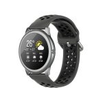 Για Xiaomi Haylou Solar LS05 Δίχρωμη ζώνη ρολογιών σιλικόνης, μέγεθος: 22 mm (μαύρο άνθρακα)Samsung galaxy watch 3 45mm, Samsung galaxy watch 46mm, Samsung gear S3, Huawei ρολόι GT 2e, Huawei ρολόι GT (42mm, 46mm), Huawei ρολόι GT2 46mm, glory honor Magic