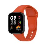 For Redmi Watch 3 Active  Sports Solid Color Silicone Replacement Watch Band(Orange)