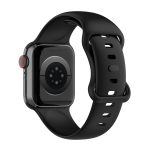 Silicone Watch Band, Size: Small Code For Apple Watch Ultra 49mm&Watch Ultra 2 49mm / Series 9&8&7 45mm / SE 3&SE 2&6&SE&5&4 44mm / 3&2&1 42mm(Black) - Image 4