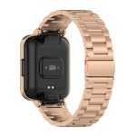 Three-bead Steel Watch Band for Xiaomi Redmi Watch 2 Lite International Version(Rose Gold) - Image 3