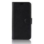 Litchi Texture Horizontal Flip Leather Case for Galaxy A6 (2018), with Wallet & Holder & Card Slots (Black) - Image 2