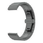For Huawei Watch GT 3 Pro 46mm 22mm One Bead Butterfly Buckle Metal Steel Watch Band(Gray) - Image 3