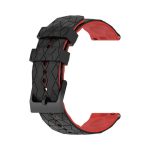 Λουράκι σιλικόνης Football Pattern Two-Color για το Galaxy Watch 42mm (Black+Red)