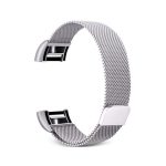 Smart Watch Stainless Steel Watch Band for FITBIT Charge 2, Size: L  SILVER