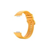 Για Huawei Watch Fit 2 Solid Color Silicone Watch Band (κίτρινο)