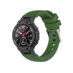 For Amazfit T-Rex / T-Rex Pro / Ares Twill Silicone Watch Band( Green)