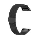 Για Garmin Fenix ​​6 / Fenix ​​7 Milanese Watch Band (Black)