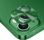 Για iPhone 14 / 14 Plus ENKAY από κράμα αλουμινίου σκληρυμένο γυαλί κάλυμμα μεμβράνης φακού (σκούρο πράσινο)