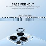 For iPhone 14 / 14 Plus ENKAY Glitter Rear Lens Aluminium Alloy Tempered Glass Film(Colorful) - Image 4