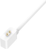 For Xiaomi Mi Band 8 Watch Magnetic Suction Charger USB Charging Cable, Length:1m(White)