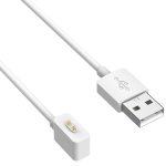 For Xiaomi Mi Band 8 Watch Magnetic Suction Charger USB Charging Cable, Length:1m(White) - Image 3
