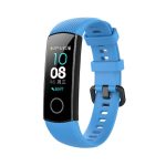 Smart Watch Silicone Watch Band for Huawei Honor Band 4 / Band 5(Sky Blue)