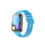 Για Huawei Watch Fit 2 μονόχρωμη ζώνη σιλικόνης (μπλε του ουρανού)