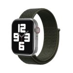 Simple Fashion Nylon Watch Band για Apple Watch Series 8&7 41mm / SE 2&6&SE&5&4 40mm / 3&2&1 38mm, with Magic Stick (Army Green)