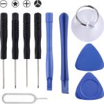 Κιτ επισκευής 10 σε 1 (4 x κατσαβίδι + 2 x ράβδοι σκισίματος + 1 x τσοκ + 2 x τρίγωνο σε χοντρές φέτες + καρφίτσα εξαγωγής)