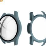 Για Huawei Watch GT 2 46mm ENKAY Hat-Prince ENK-AC8202 Πλήρης κάλυψη θήκη για υπολογιστή + 9H σκληρυμένο γυαλί προστατευτικό (πράσινο)