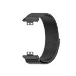 Για Huawei Watch Fit Mijobs Milan Μαγνητικό λουράκι από ανοξείδωτο ατσάλι (μαύρο)