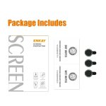 Για iPhone 11 Pro / 11 Pro Max ENKAY Hat-Prince 3 τεμ. κράμα αλουμινίου + κάλυμμα φακού κάμερας από σκληρυμένο γυαλί Προστατευτικό πλήρους κάλυψης (ασημί) - Image 5