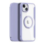 DUX DUCIS Skin X Pro - Θήκη Folio συμβατή με MagSafe για Apple iPhone 15 μωβ - Image 4