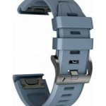 Ανταλλακτικό λουράκι QuickFit Garmin Fenix 3/5x/3HR/5X Plus/6x/6x Pro/7x Sportband Black Buckle Greyish Blue (26mm)