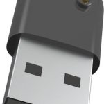 Portable USB Mini Smart Watch Charger for Xiaomi Mi Band 7 NFC   ΜΑΥΡΟ