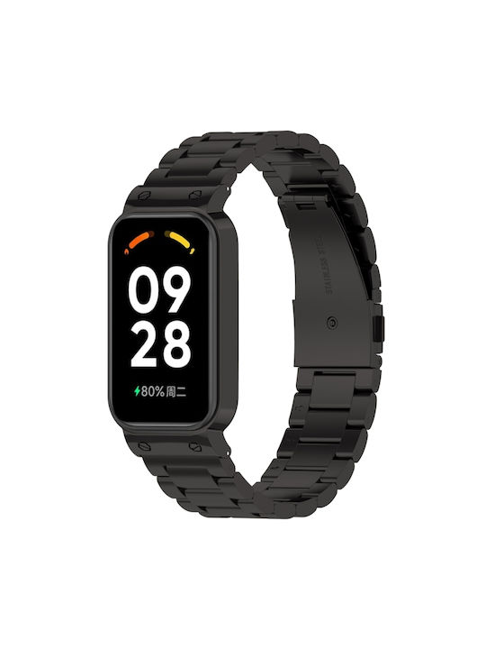 ce67f9c8-0589-4e0a-862f-617f9c685e48_0.jpg For Redmi Band 2 Three-bead Steel Watch Band(Black) - Image 1