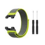 Για Amazfit T-Rex / T-Rex Pro / Ares Nylon Loop Watch Band (Grey Green)