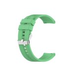 For Amazfit GTR 2e / GTR 2 22mm Silicone Watch Band with Silver Buckle(Mint Green)
