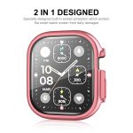 Για Apple Watch Ultra 49mm ENKAY Πλήρης κάλυψη, επικαλυμμένη μαλακή θήκη TPU με φιλμ οθόνης (ροζ) - Image 5